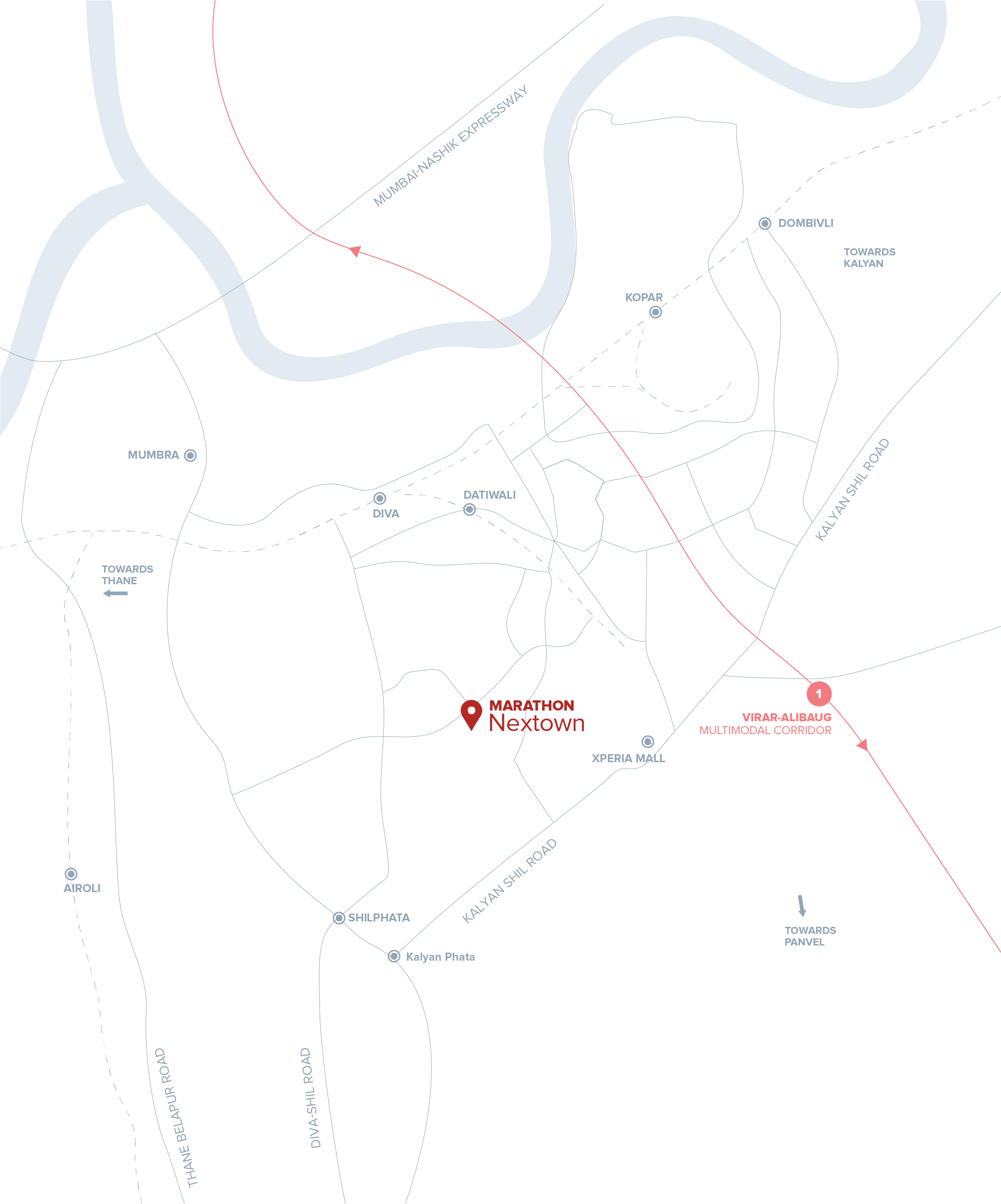 Virar-Alibaug multimodal corridor