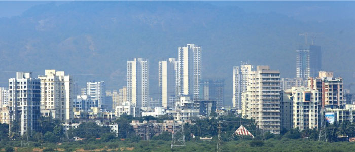 Large scale residential development is underway in Mulund
